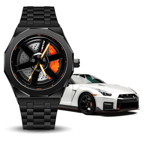 GTR Nismo Gyro Gebürsteter Stahl